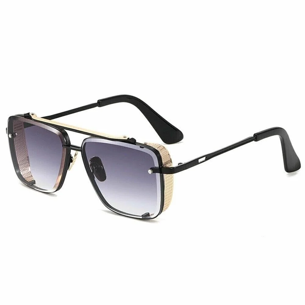 Sunglasses Steampunk Design Square Frame Men's‎ Fashion Elegant Luxury Outdoor